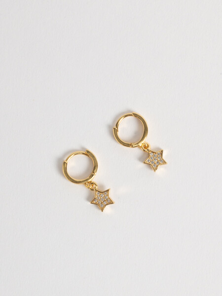 Aritos Estrellas Dorado