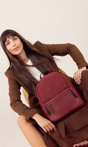 MOCHILA MIRIAM BORDEAUX