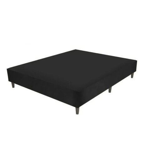 Base 2 Plazas 1.40 X 1.90 Negra Og Base 2 Plazas 1.40 X 1.90 Negra Og