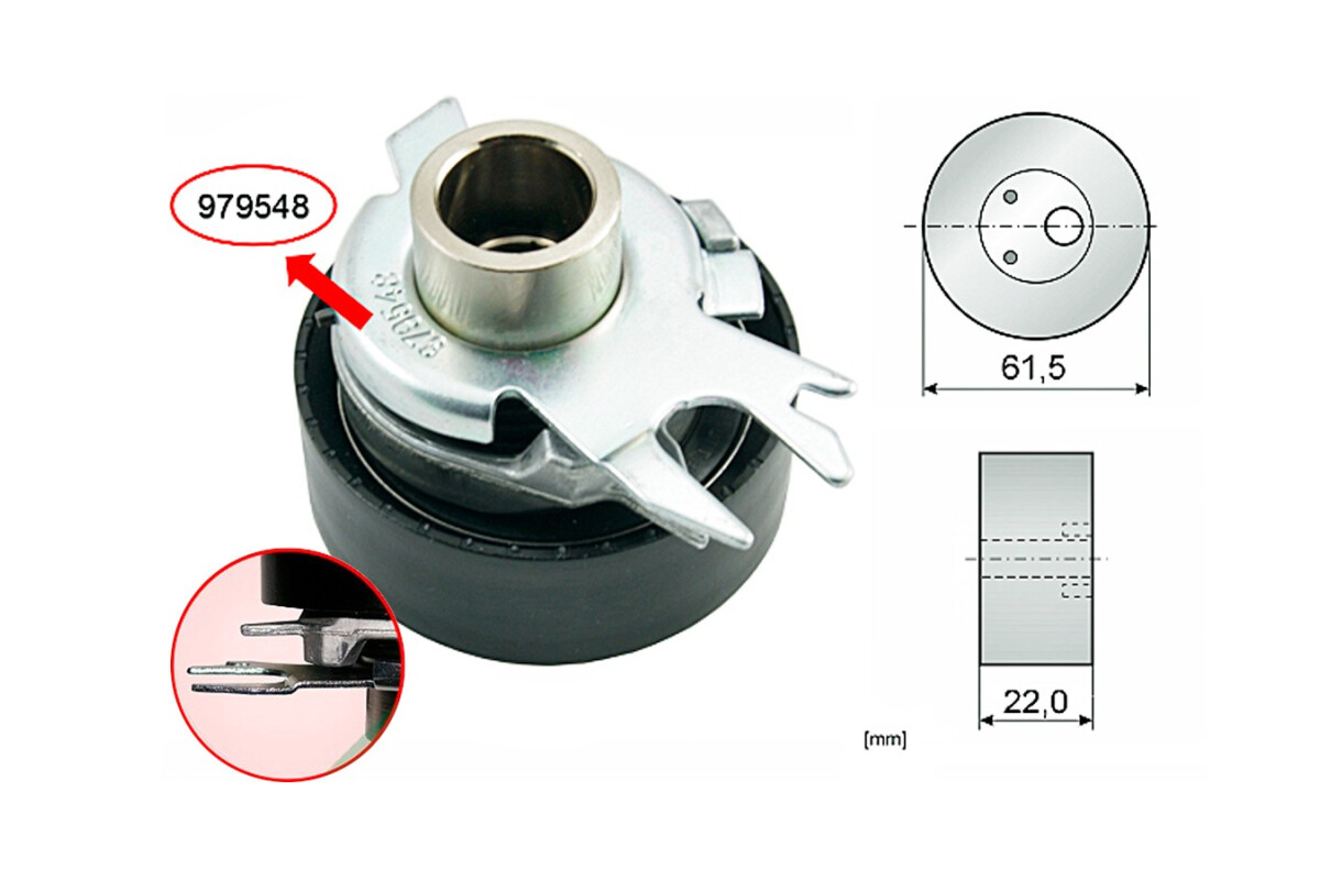 Tensor Correa Distr-Volks/Fox-Cross/Gol G2/3/5/6/7/Saveiro Tensor Correa Distr-Volks/Fox-Cross/Gol G2/3/5/6/7/Saveiro