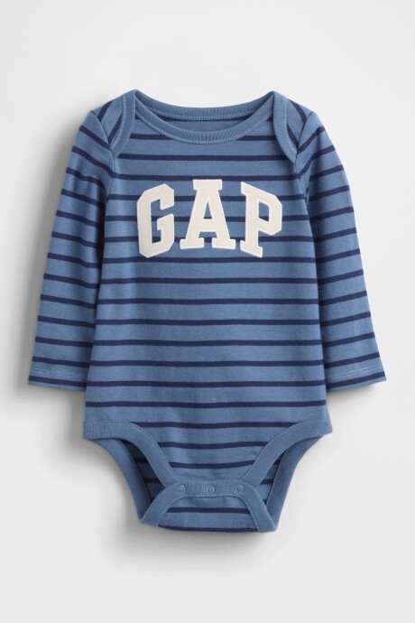 Body Logo Gap Bebé Blue Stripe