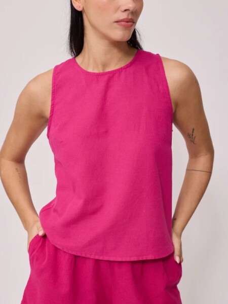 MUSCULOSA RUSTY FIONNE FUCSIA