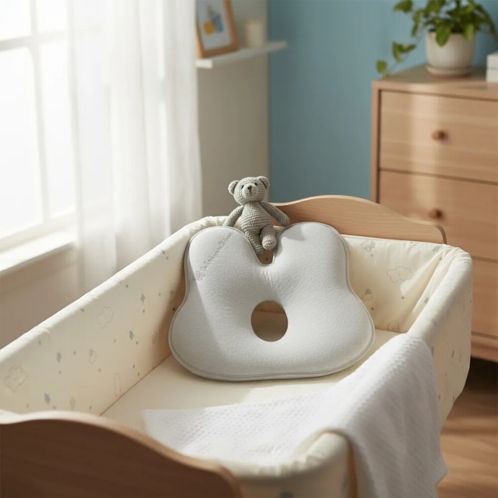 Almohada anti cabeza plana KIKKABO conejo