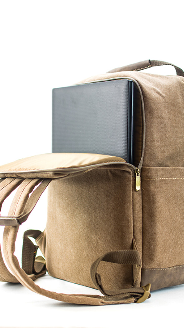 MATERA MOCHILA LANIN CANVAS TOSTADO