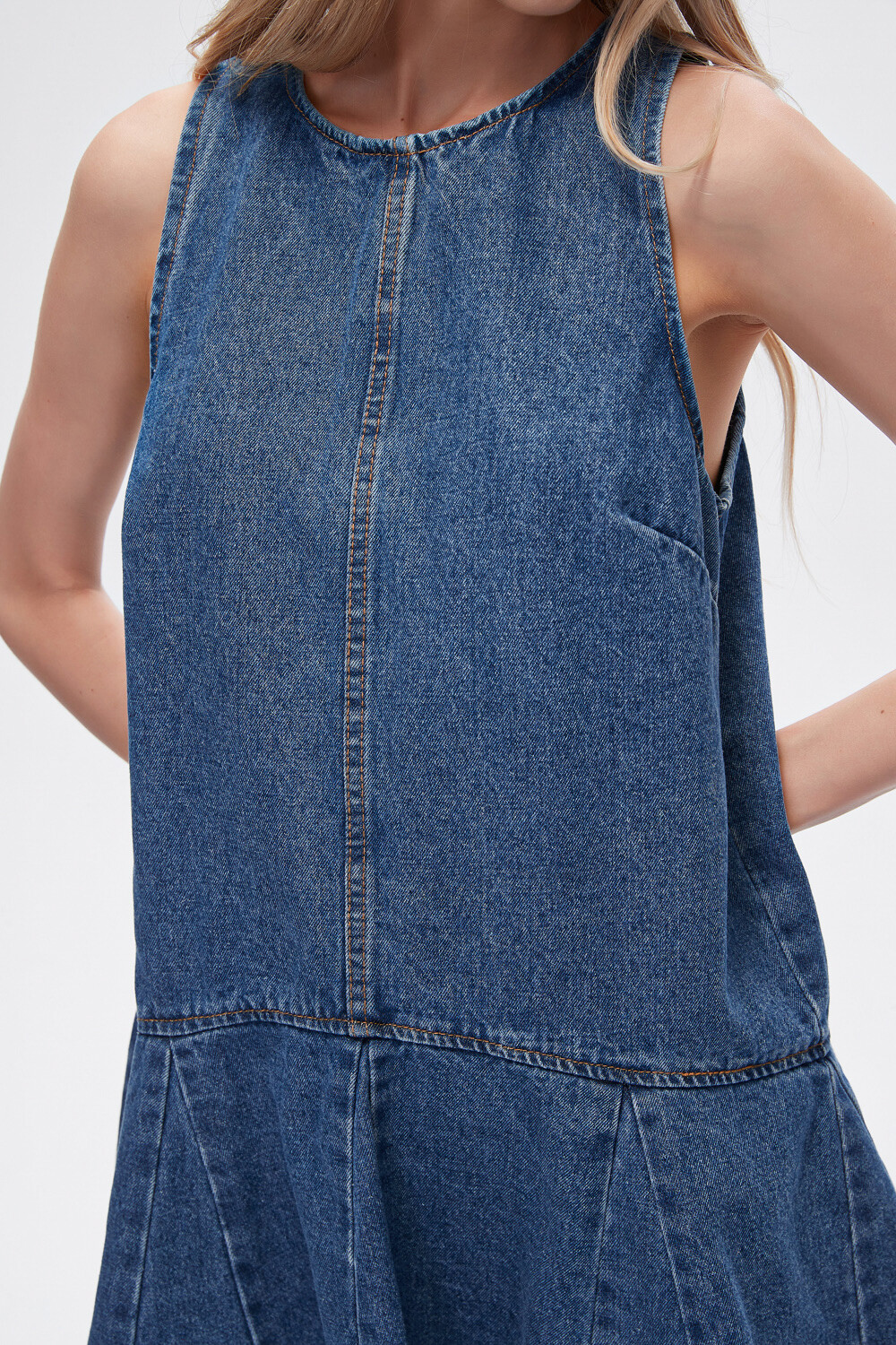 Vestido Suama Azul Medio