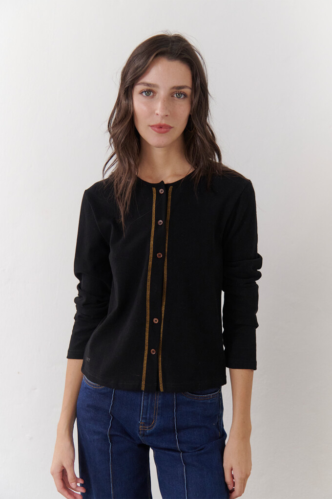 CARDIGAN SOFT NEGRO
