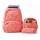 Set Mochila 3 Piezas Estampado Helados Escolar Resistente Rosa