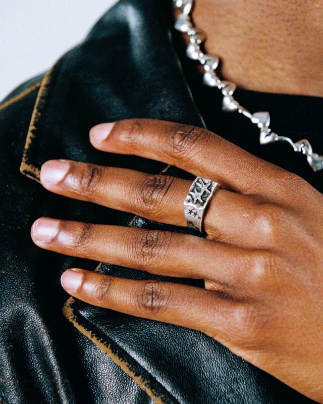 Twojeys Anillo Ignorant Icon Plata 925 Twojeys Anillo Ignorant Icon Plata 925