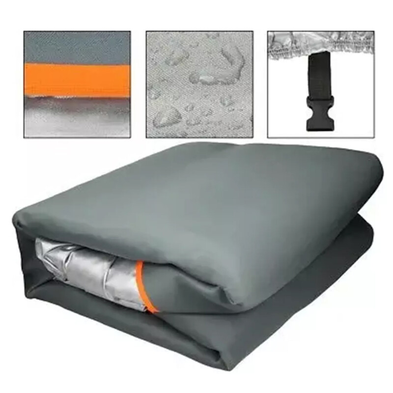 Cobertor de auto anti granizo 5mm M GRIS