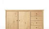 Cómoda 2 Puertas 4 Cajones - Mari Marrón