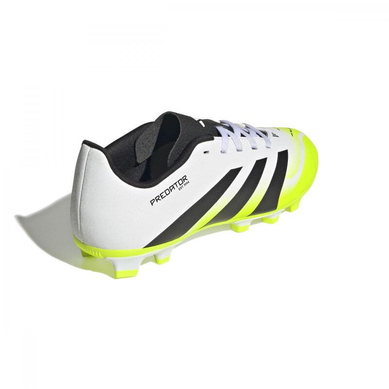 Championes Futbol Cancha ADIDAS PREDATOR de Niños - JH8868 Blanco-fluor
