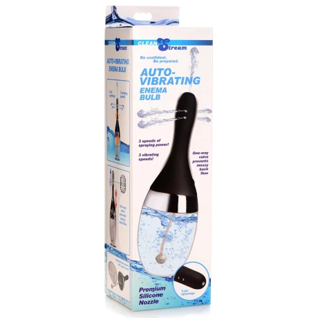 Automatic Vibrating Enema Bulb Clean Stream Automatic Vibrating Enema Bulb Clean Stream