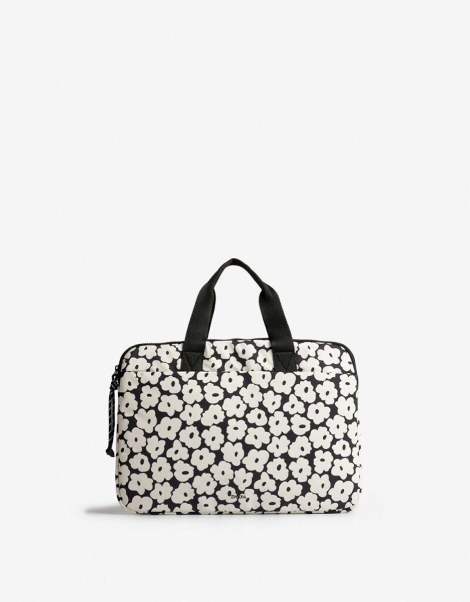 Portanotebook De Material Reciclado - Estampado Flores 