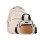 Kit Mochila y Lunchera Quid AirFlow Beige