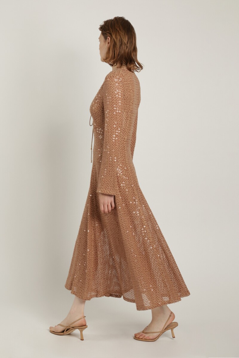 VESTIDO SARAI Camel