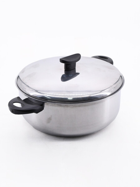 OLLA EXTRA CON TAPA INOX PLATEADO