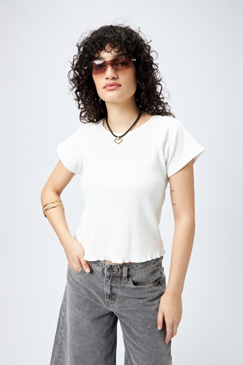 REMERA SANTA Crudo