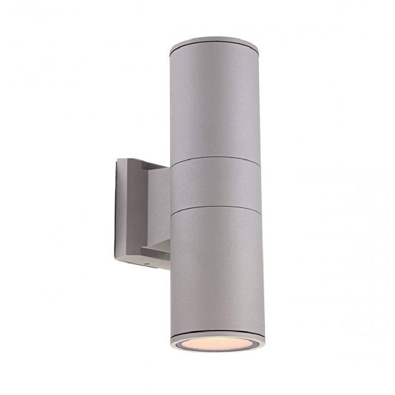 AEBC10P Luminaria de Exterior Bidireccional Gris Pequeño