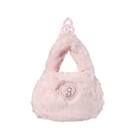 Cartera plush Barbie rosa