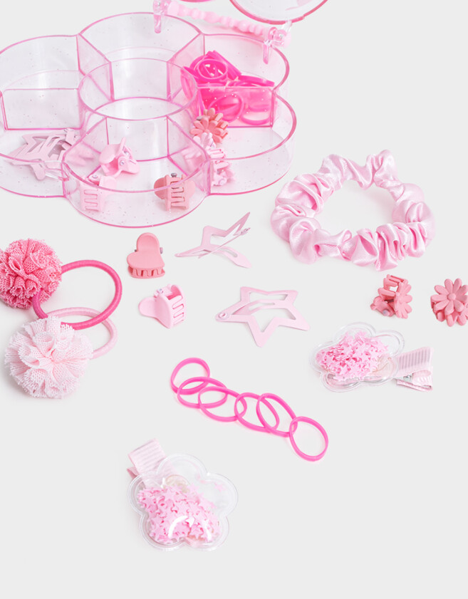 Sets Pelo Infantiles Classic Set De Acc. De Pelo En Estuche - Rosa Claro