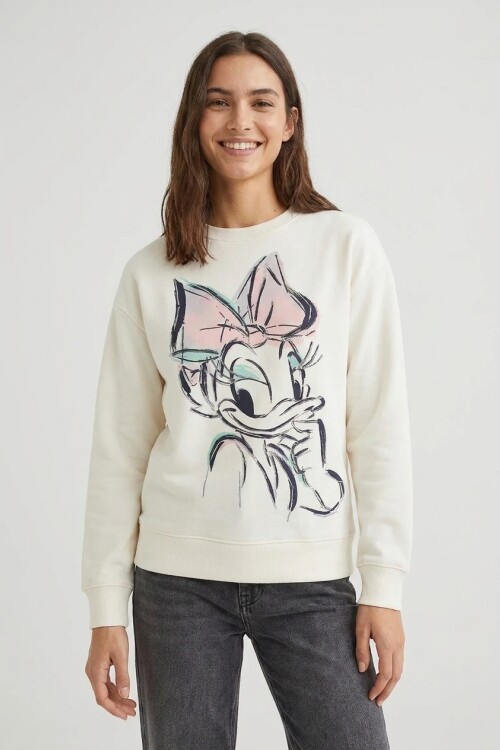 Buzo frisa m/l mujer DAISY BLANCO