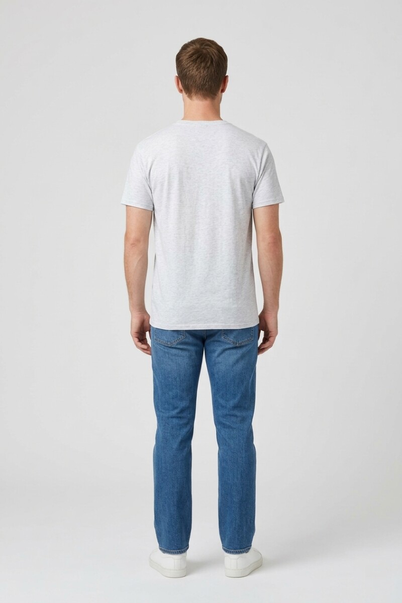 Camiseta estampada Pantera GRIS MELANGE