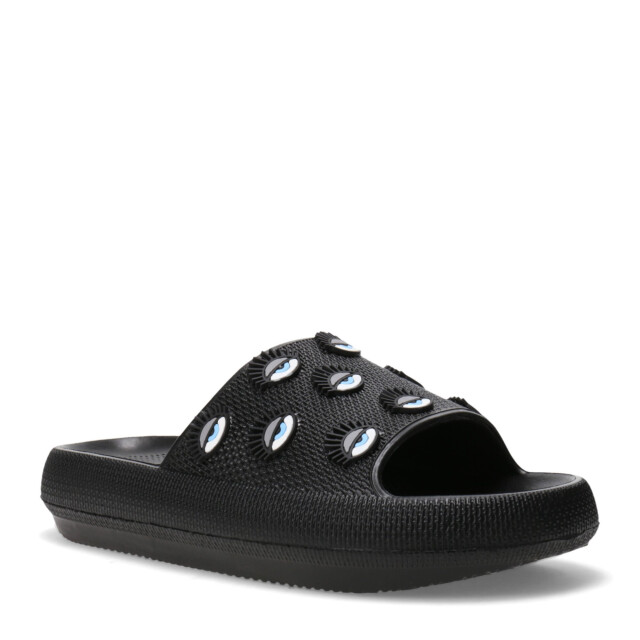 Chanclas de Mujer Miss Carol RODAS estilo playeras Negro