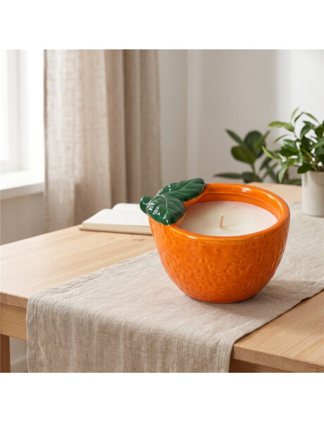 VELA AROMATICA DE FRUTA NARANJA VELA AROMATICA DE FRUTA NARANJA