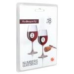 SET 18 ADHESIVOS MARCADORES P/COPA VIN BOUQUET SET 18 ADHESIVOS MARCADORES P/COPA VIN BOUQUET