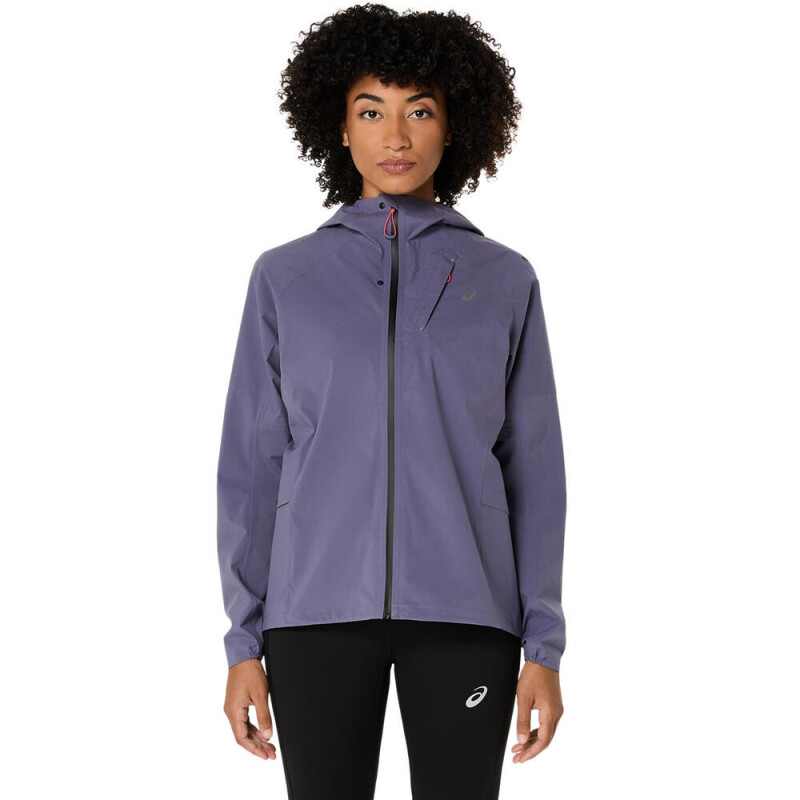 Casaca Running Metarun Waterproof Mujer Greyish Purple