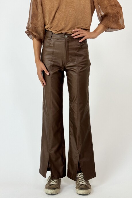 PANTALON AMARANTO Camel