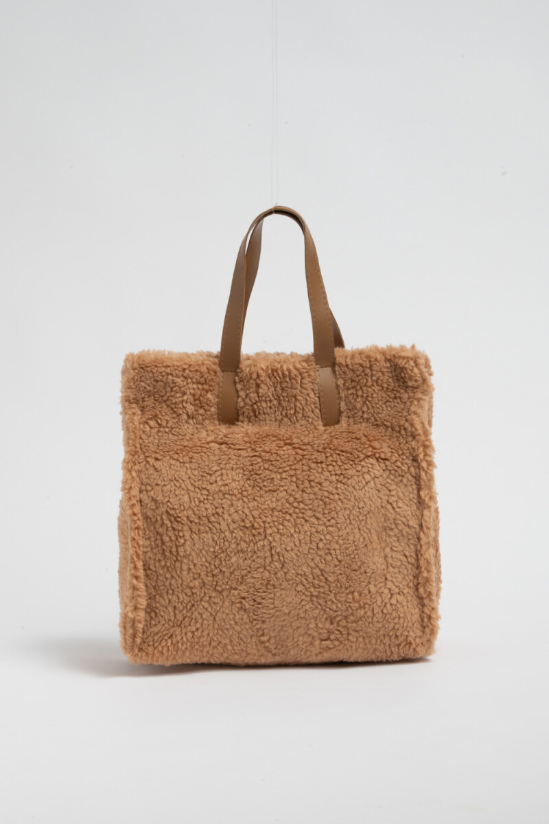 Bolso sherpa Tostado
