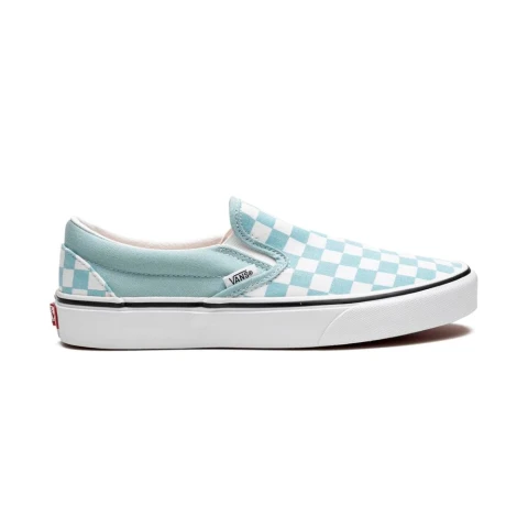 Classic Slip-On - Hombre Color Theory Checkerboard Canal Blue