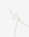 Collares Cortos Metal Collar Corto Metal Delicado - Plateado