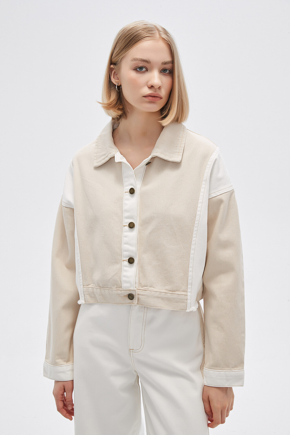 Campera Trenca Estampado 1