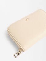 Cartera Con Textura beige