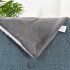 Frazada Manta Polar Con Corderito Acolchado 1 Plazas 200x150 Variante Color Gris
