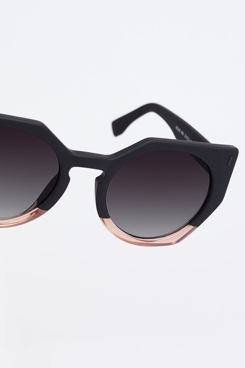 Lentes Tiwi Venus Bicolor Black / Pink With Burgundy Gradient Lenses