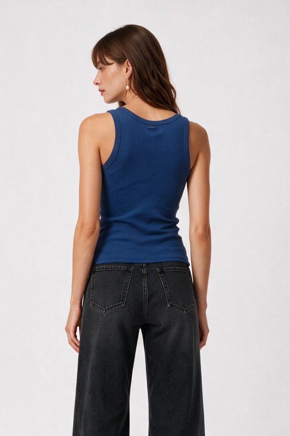 Musculosa Malisa Azul Piedra