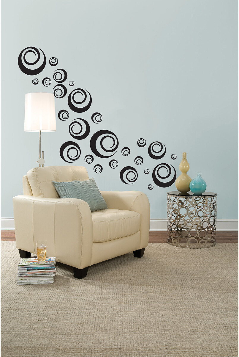 WALLPOPS RINGLETS WALL KIT 