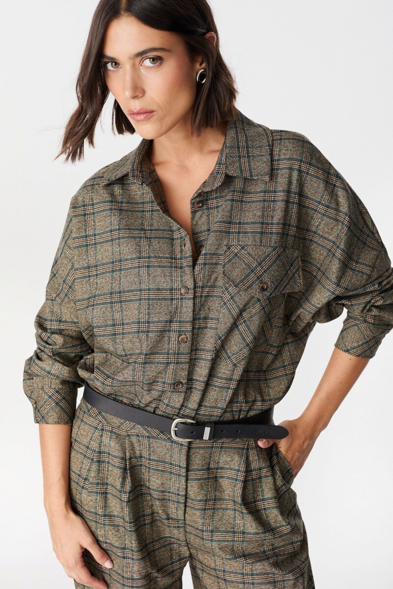 Cinturon Fino - Negro 