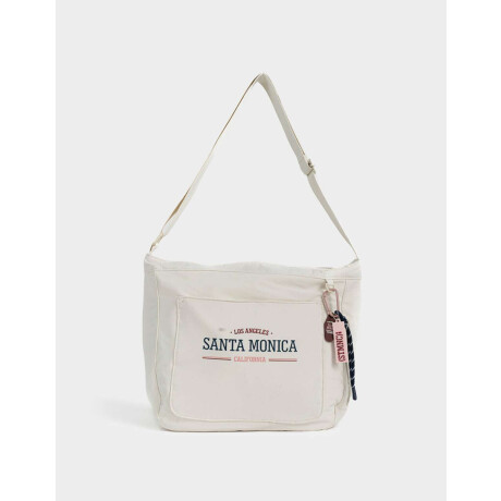 Cartera Saca Santa Monica Blanco Crudo