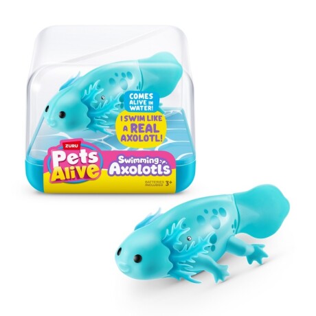 Muñeco Pets Alive Axolote Nadador Activado Con El Agua Ub 001