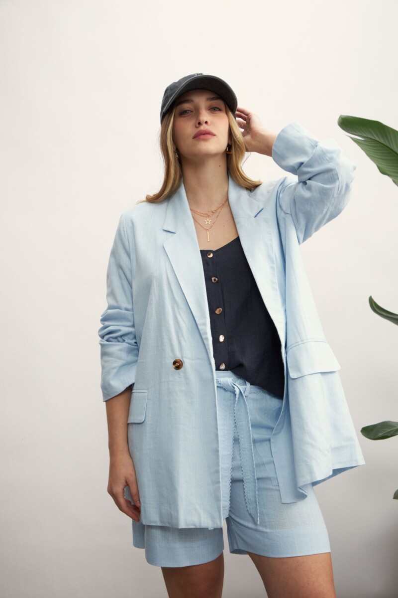 Blazer Beatriz - Celeste 