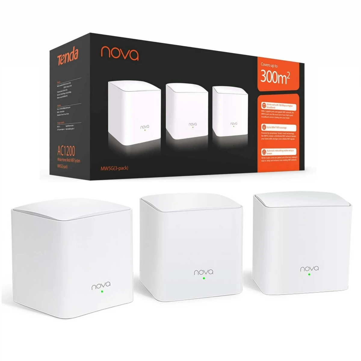 Router Wifi Tenda Mesh Triple Pack 