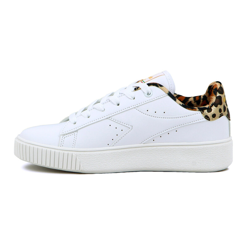 Championes Mujer Diadora Set Ii Blanco-animal Print