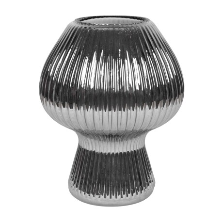 LÁMPARA DE MESA VIDRIO GRIS LT95179