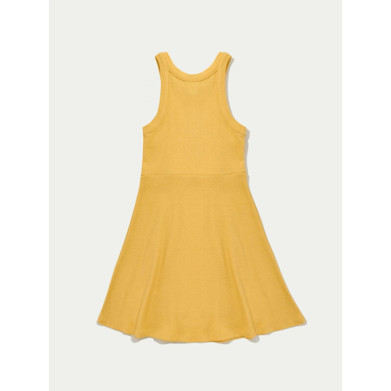 VESTIDO CURTO FEM AMARELO MEDIO
