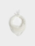 Pañuelos Raso Pañuelo Beads - Blanco Crudo