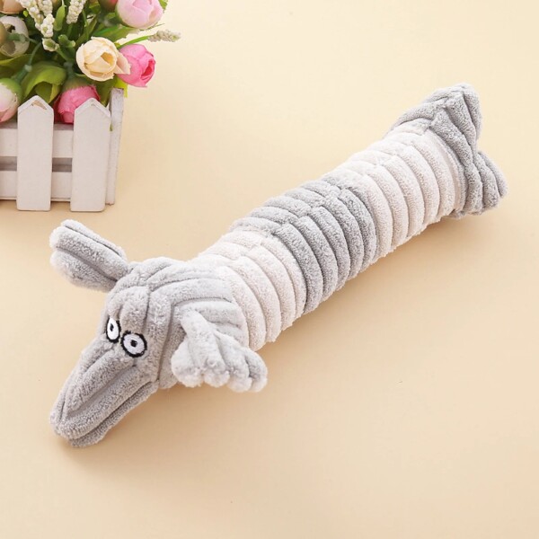 Juguete Peluche Perro Mascota Masticable Animales Calidad Color Variante Elefante